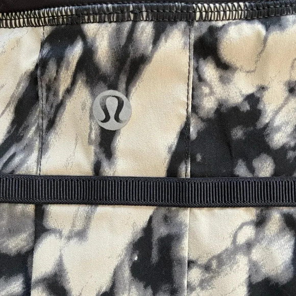 Lululemon Run: Pace Setter Skirt in Great Granite Black Mojave Tan/Black Size 10 - Picture 13 of 15